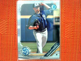 2019 Bowman Draft BD-107 Ryan Weathers - San Diego Padres (Chrome)