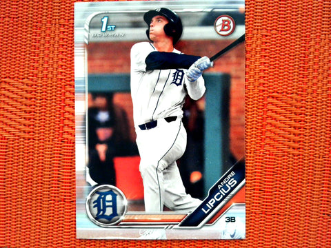 2019 Bowman Draft BD-108 Andre Lipcius - Detroit Tigers (Base)