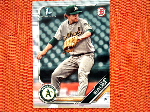 2019 Bowman Draft BD-109 Tyler Baum - Oakland Athletics (Base)