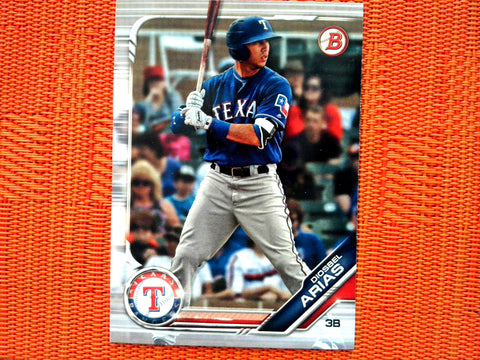 2019 Bowman Draft BD-112 Diosbel Arias - Texas Rangers (Base)