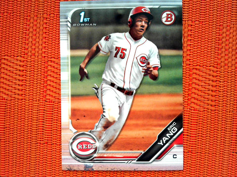 2019 Bowman Draft BD-118 Eric Yang - Cincinnati Reds (Base)