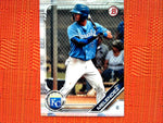 2019 Bowman Draft BD-122 MJ Melendez - Kansas City Royals (Base)