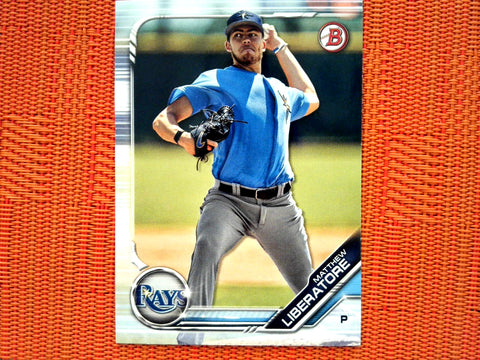 2019 Bowman Draft BD-127 Matthew Liberatore - Tampa Bay Rays (Base)