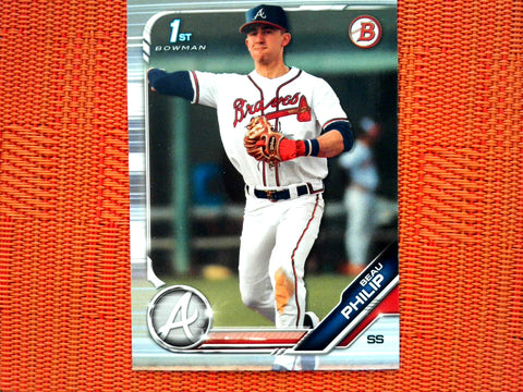 2019 Bowman Draft BD-128 Beau Philip - Atlanta Braves (Base)