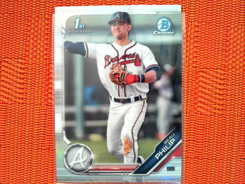 2019 Bowman Draft BD-128 Beau Philip - Atlanta Braves (Refractor)