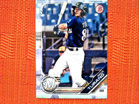 2019 Bowman Draft BD-130 Brice Turang - Milwaukee Brewers (Base)