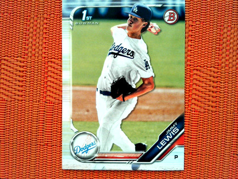 2019 Bowman Draft BD-132 Jimmy Lewis - Los Angeles Dodgers (Base)