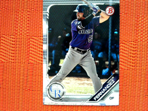 2019 Bowman Draft BD-137 Vince Fernandez - Colorado Rockies (Base)