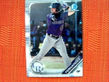 2019 Bowman Draft BD-137 Vince Fernandez - Colorado Rockies (Chrome)