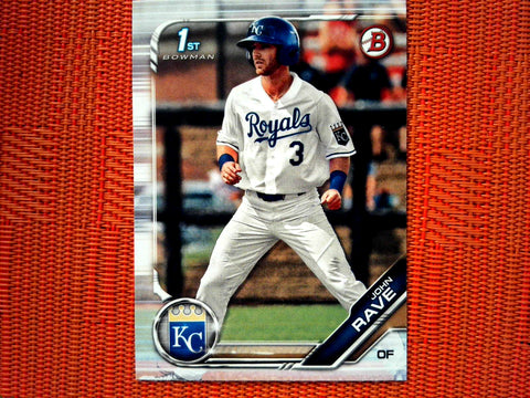 2019 Bowman Draft BD-144 John Rave - Kansas City Royals (Base)