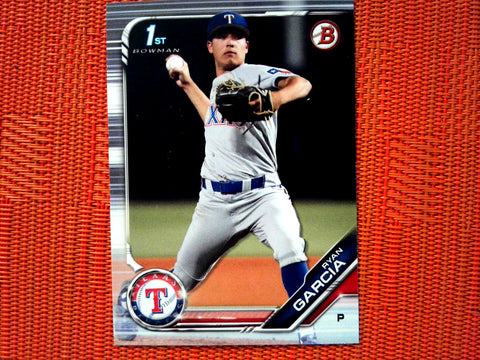 2019 Bowman Draft BD-148 Ryan Garcia - Texas Rangers (Base)