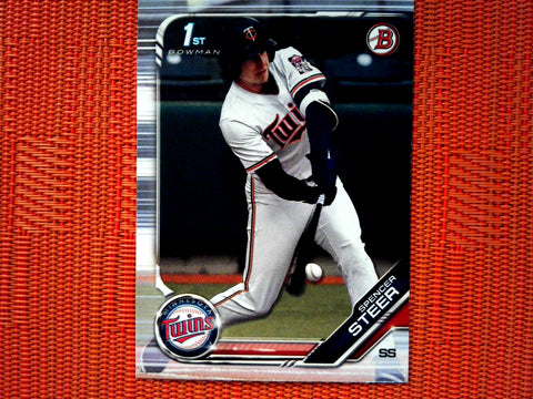 2019 Bowman Draft BD-153 Spencer Steer - Minnesota Twins (Base)