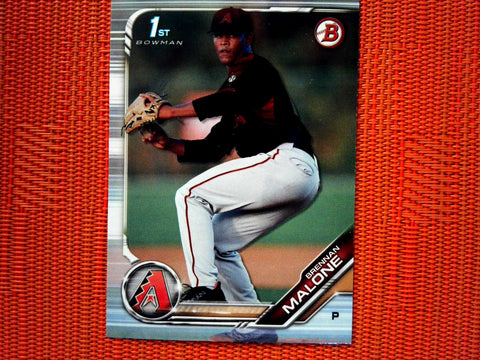 2019 Bowman Draft BD-165 Brennan Malone - Arizona Diamondbacks (Base)