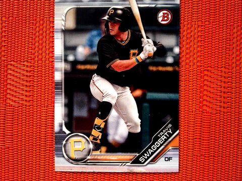 2019 Bowman Draft BD-170 Travis Swaggerty - Pittsburgh Pirates (Base)