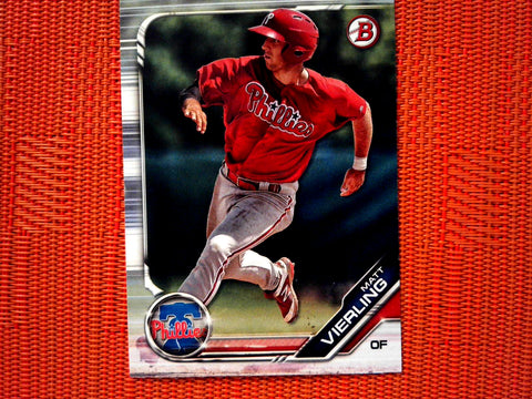 2019 Bowman Draft BD-181 Matt Vierling - Philadelphia Phillies (Base)