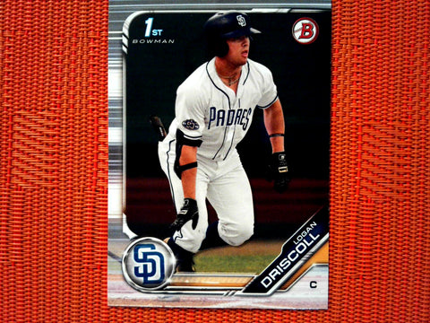 2019 Bowman Draft BD-183 Logan Driscoll - San Diego Padres (Base)