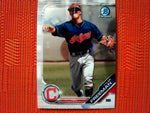 2019 Bowman Draft BD-184 Tyler Freeman - Cleveland Indians (Chrome)