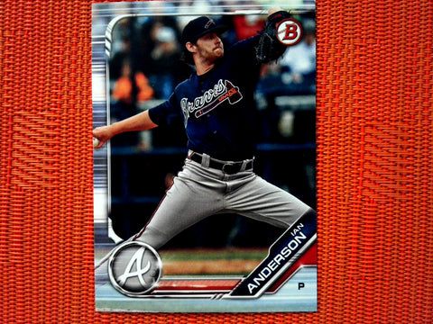2019 Bowman Draft BD-185 Ian Anderson - Atlanta Braves (Chrome)