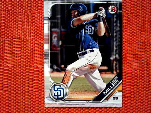 2019 Bowman Draft BD-186 Owen Miller - San Diego Padres (Base)