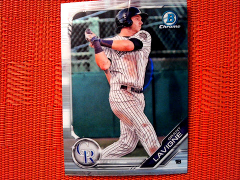 2019 Bowman Draft BD-188 Grant Lavigne - Colorado Rockies (Chrome)