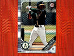 2019 Bowman Draft BD-198 Lazaro Armenteros - Oakland Athletics (Base)