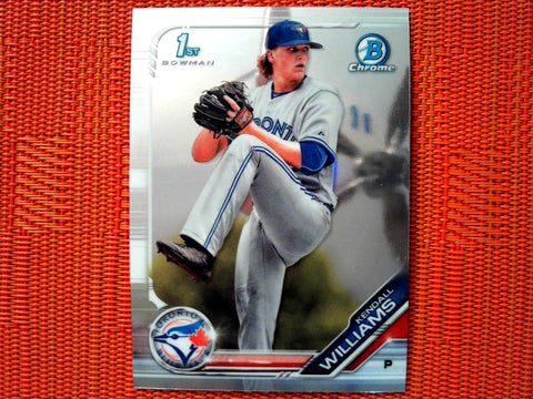 2019 Bowman Draft BD-199 Kendall Williams - Toronto Blue Jays (Refractor)