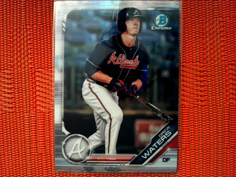 2019 Bowman Draft BD-25 Drew Waters - Atlanta Braves (Chrome)