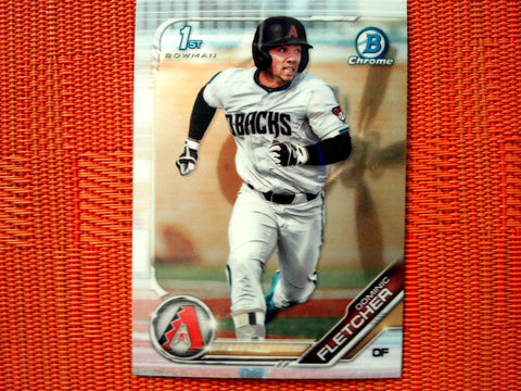 2019 Bowman Draft BD-35 Dominic Fletcher - Arizona Diamondbacks (Chrome)