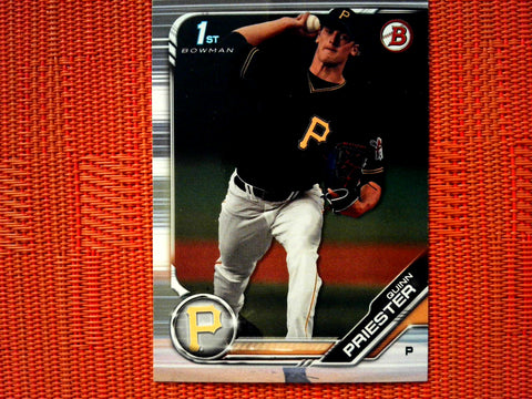 2019 Bowman Draft BD-44 Quinn Priester - Pittsburgh Pirates (Chrome)