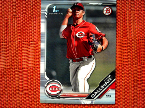 2019 Bowman Draft BD-47 Tyler Callihan - Cincinnati Reds (Base)