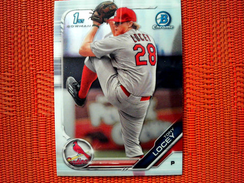 2019 Bowman Draft BD-70 Tony Locey - St. Louis Cardinals (Chrome)