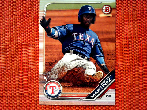 2019 Bowman Draft BD-71 Julio Pablo Martinez - Texas Rangers (Base)