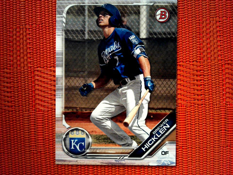 2019 Bowman Draft BD-75 Brewer Hicklen - Kansas City Royals (Base)