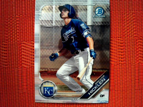 2019 Bowman Draft BD-75 Brewer Hicklen - Kansas City Royals (Refractor)