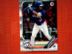 2019 Bowman Draft BD-78 Leonardo Jimenez - Toronto Blue Jays (Base)