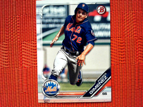 2019 Bowman Draft BD-8 Andres Gimenez - New York Mets (Base)