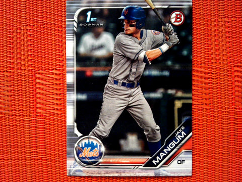 2019 Bowman Draft BD-95 Jake Mangum - New York Mets (Base)