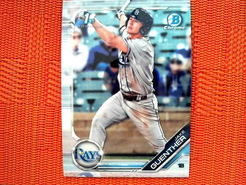 2019 Bowman Draft BD-96 Jake Guenther - Tampa Bay Rays (Chrome)