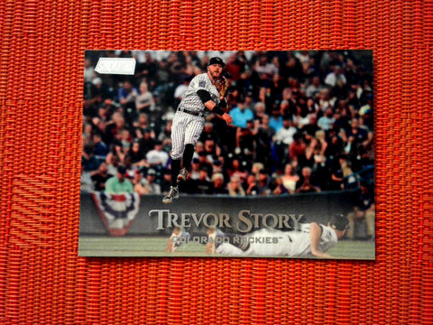 2019 Topps Stadium Club #217 Trevor Story - Colorado Rockies (Base)