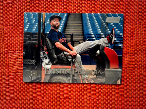 2019 Topps Stadium Club #63 Dustin Pedroia - Boston Red Sox (Base)