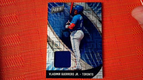 2019 PANINI BLACK FRIDAY /25 JERSEY VLADIMIR GUERRERO JR BLUE JAYS