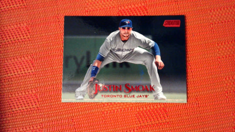2019 Stadium Club Baseball Red Foil Parallel #237 Justin Smoak.