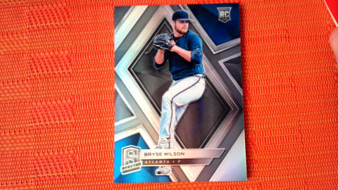 2019 Panini Spectra Baseball #98 Bryse Wilson Atlanta Braves RC Rookie MLB Card