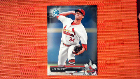 2017 Bowman Chrome Jack Flaherty #BCP103 Rookie Card-CARDINALS