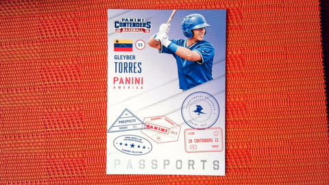 2015 Panini Contenders Baseball PASSPORTS #8 Gleyber Torres N.Y. YANKEES RC