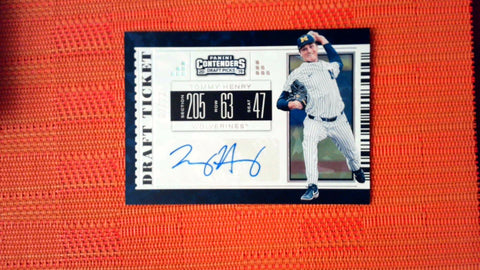 2019 Panini Contenders Draft Picks TOMMY HENRY prospect Cracked Ice auto-DIamondbacks 2/23