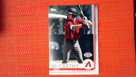 2019 Topps Pro DeBut JAKE McCARTHY Base Single - AZL DIAMONDBACKS - #18