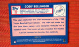2019 Topps 1984 Purple #'d 52/75 Cody Bellinger #T84-23 Dodgers SP 35th Ann