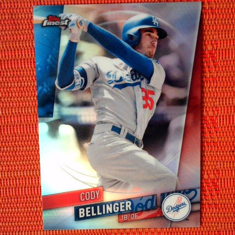 Cody Bellinger 2019 Topps Finest Baseball - #84 REFRACTOR - Los Angeles Dodgers