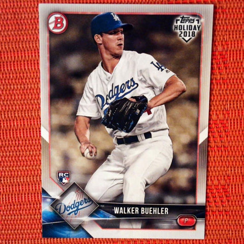 2018 Topps Bowman Holiday Baseball #TH-WB Walker Buehler Los Angeles Dodgers